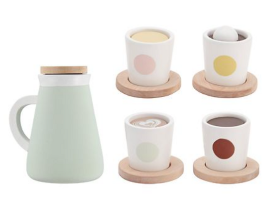 4 pk. Kids Concept Legemad - Bistro - Fika-sæt