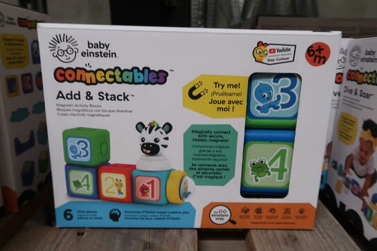 4 pk. Magnetiske Aktivitetsklodser fra Baby Einstein