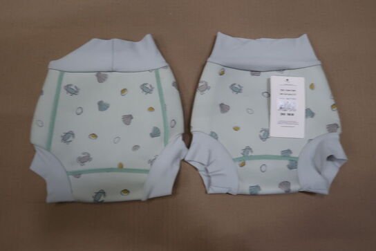 20 stk. Vanilla Copenhagen Blebadebukser Neopren Ocean Green - str. 0-3 mdr.