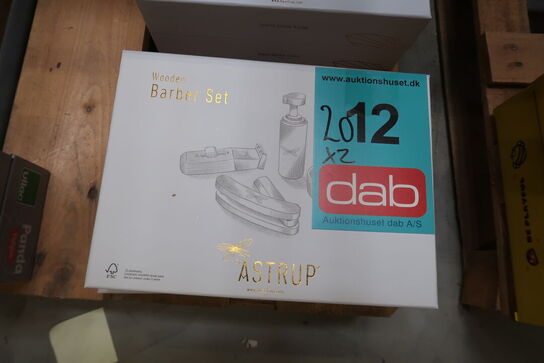 2 pk. BARBER SÆT, 8 DELE