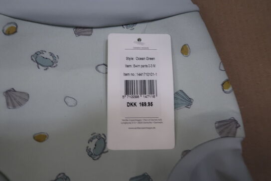 20 stk. Vanilla Copenhagen Blebadebukser Neopren Ocean Green - str. 0-3 mdr.