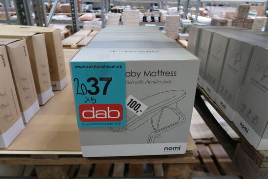 5 pk. NOMI Baby Denim mattress