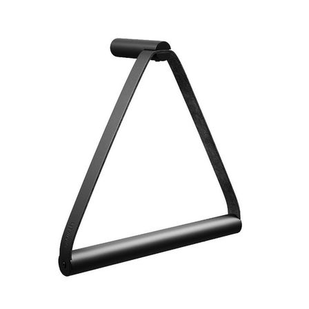 2.stk. Towel hanger, oak smoked og black metal BY WIRTH