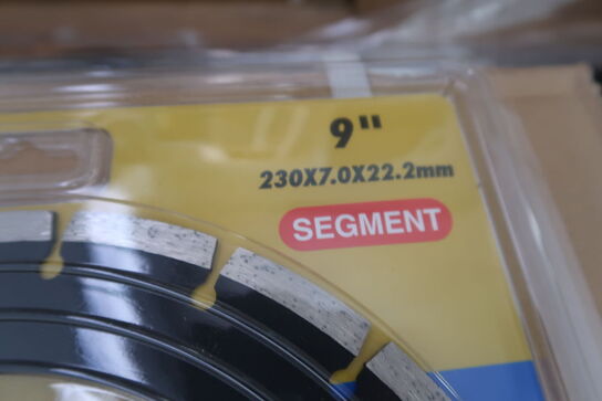 30 pcs. Diamond blades 230mm (Segment)