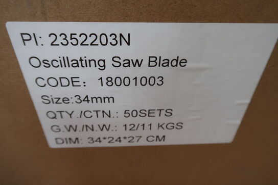 500 pcs. Blades for multicutter 34mm High Carbon Steel