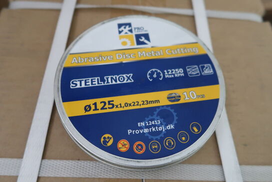 400 pcs. Cutting discs 125mm for metal and stainless