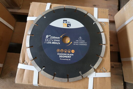 20 pcs. Diamond blades 230mm (Segment)