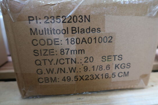 200 pcs. Blades for multicutter 88mm Bi-metal