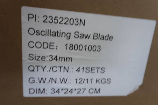 410 pcs. Blades for multicutter 34mm High Carbon Steel