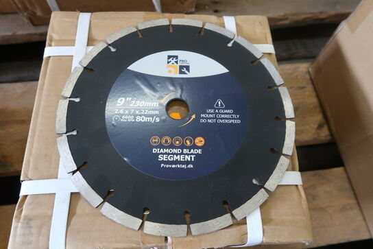 20 pcs. Diamond blades 230mm (Segment)