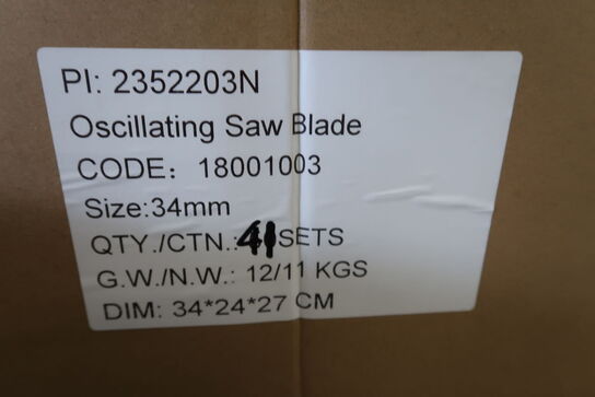 410 pcs. Blades for multicutter 34mm High Carbon Steel