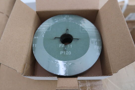 400 pcs. Fiber discs 125mm K120