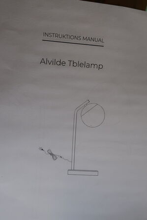 Bordlampe LUMEGA Alvilde tablelamp