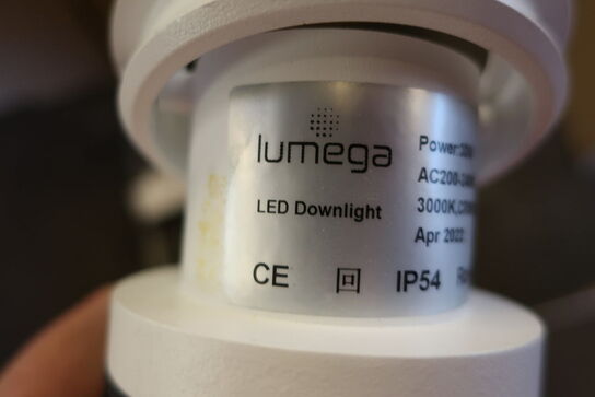 10 stk. spot LUMEGA Led downlight