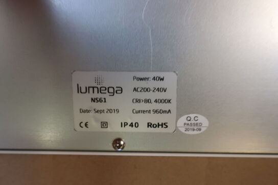 4 stk. armatur LUMEGA NS61