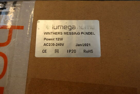 Pendel LUMEGA Winthers messing pendel