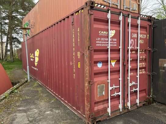 40" container, den er svær at lukke