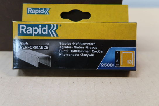 50 pk. Rapid Nr. 13 fintrådshæfteklammer 8 mm