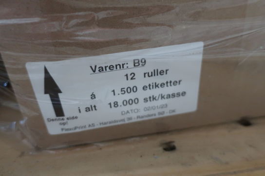 Blandede etiketter B9/B10/B11/E2