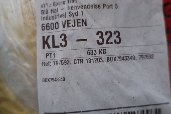 Palle med vejsalt (625 kg. i alt)