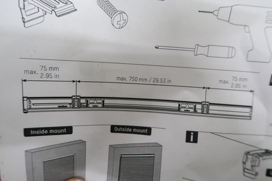 Persienner med elektrosi motor