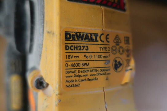 6 stk. maskiner Dewalt med kasse