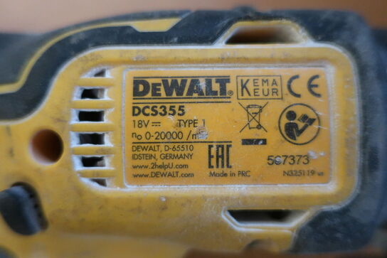 6 stk. maskiner Dewalt med 2 kasser