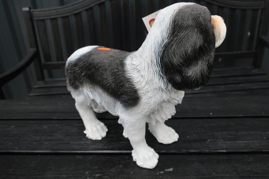 Stående Cavalier Spaniel H30 cm.