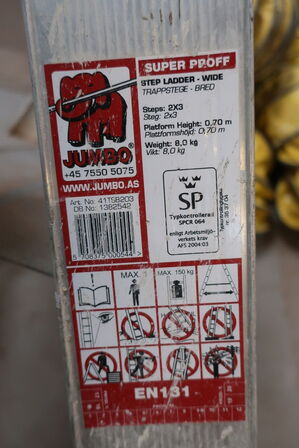 3 trins stige JUMBO