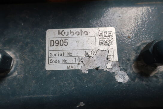 Hydraulikpumpe/trykstation m. KUBOTA D905 motor