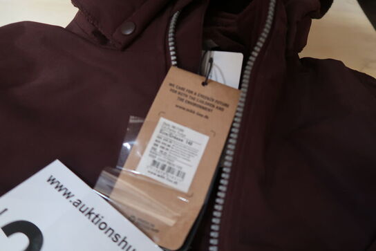 2 stk. Mikk-Line Snow Girls Jacket - Fudge - Str. 140