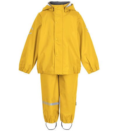 8 sæt Mikk-Line PU Regntøj - Sunflower - Str. 98-134