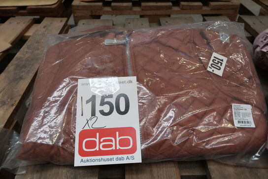 2 sæt Mikk-Line Duvet Termotøj - Russet Str. 134 &140