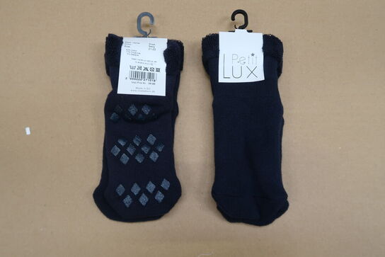 10 pk. PetitLux Strømper Soya Navy 3-pak - Str. 21-23