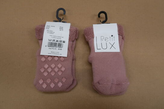 10 pk. PetitLux Strømper Soya Rose 3-pak - Str. 15-17