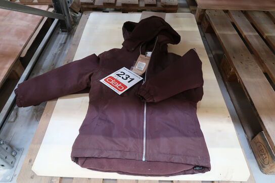 2 stk. Mikk-Line Snow Girls Jacket - Fudge - Str. 140