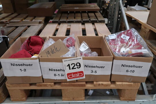 19 stk. ass. Hust and Claire Nissehuer
