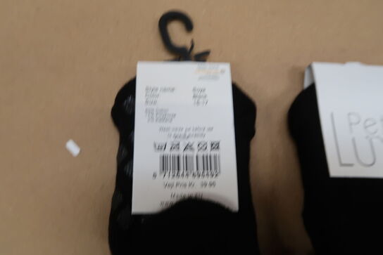 15 pk. PetitLux Strømper Soya Black 3-pak - Str. 15-17