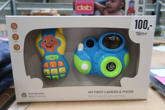 2 pk. Scandinavian Baby Products Mit første sæt med kamera & telefon