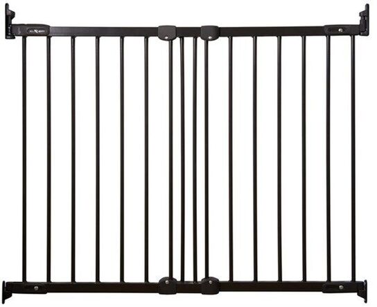 Sikkerhedsgitter Fra Babydan - Vægmonteret - Flexifit Metal, Sort (69-106,5cm)