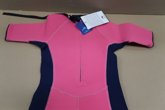 12 stk. Shortie Wetsuit Våddragt fra Konfidence - Pink (9-10)