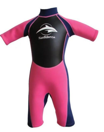12 stk. Shortie Wetsuit Våddragt fra Konfidence - Pink (9-10)