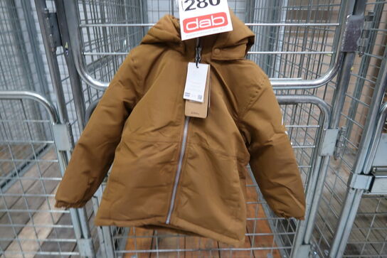 Mikk-Line - Drenge vinter jakke nylon - Rubber - Str. 116 