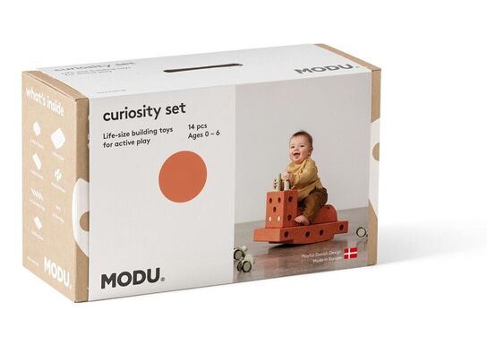 Curiosity Set fra Modu - Burnt Orange/Dusty Green