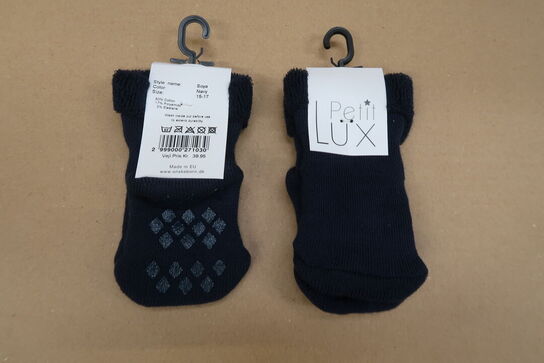 10 pk. PetitLux Strømper Soya Navy 3-pak - Str. 15-17