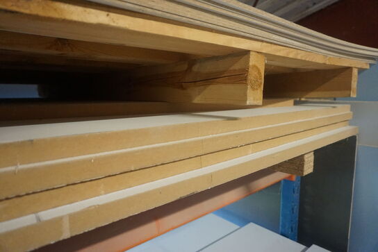 Parti krydsfiner + MDF plader 