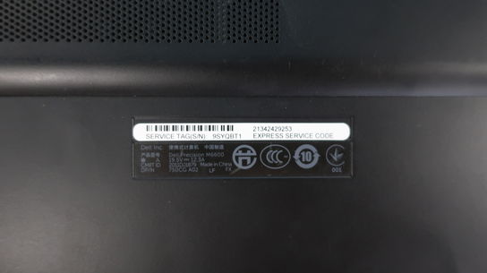 Bærbar computer DELL Precision M6600