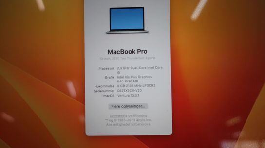 Bærbar computer APPLE MacBook Pro 12" 2017