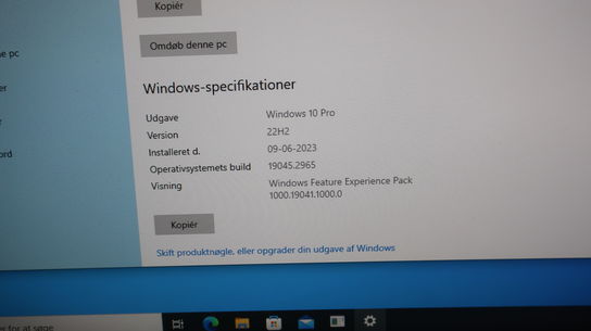 Stationær computer i9 - 32 GB RAM - 500 GB SSD - Quadro P2200