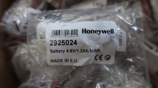 Diverse batterier HONYWELL 4.8V/1.2 Ah NiMH